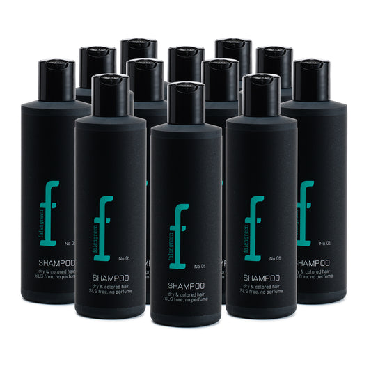 OPRYDNING TILBUD x 12 Shampoo N°1 (250ml - Tørt & Farvet Hår)